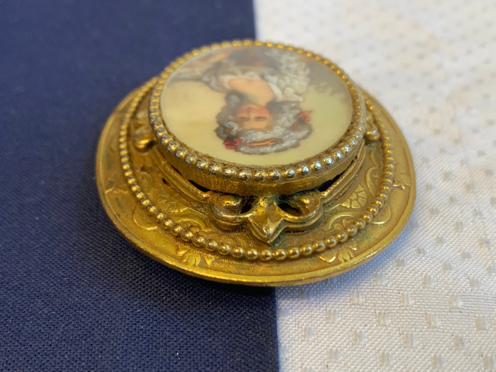 Vtg Original by Robert Pin / Pendant Combo Costume Jewelry Portrait Brooch