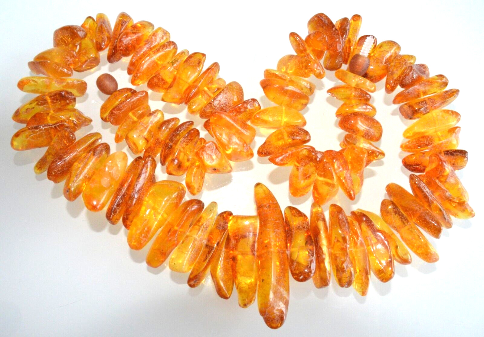 72gr RUSSIAN SOVIET BALTIC AMBER BEAD NECKLACE 琥珀 BRACELET STONE PENDANT EARRING