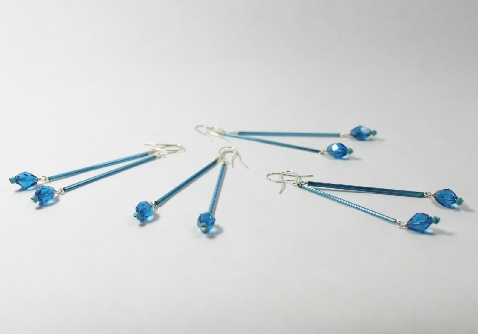 Antique Lamp Fringe Earrings Czech Glass Swarovski Crystal Handmade OOAK Artisan