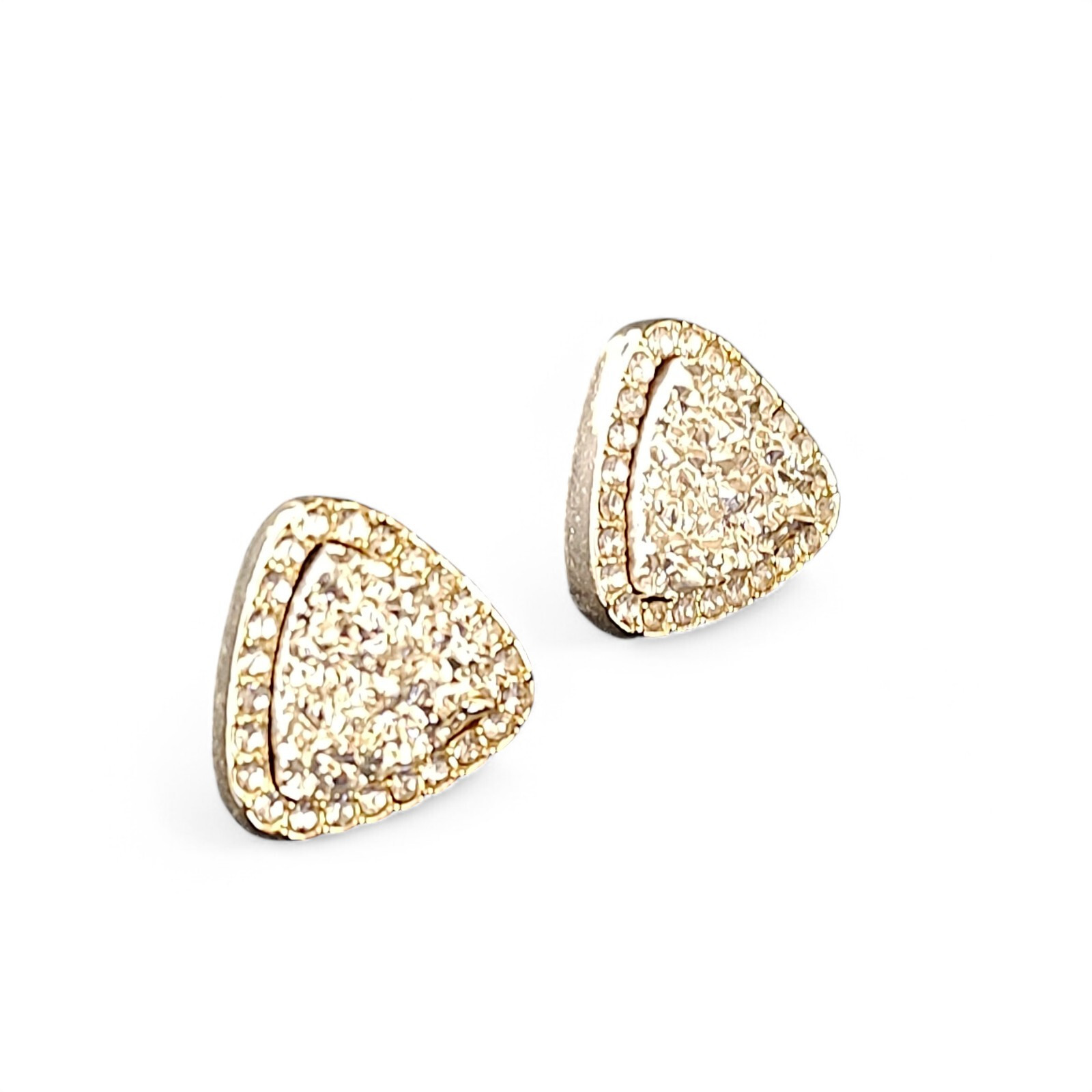 Dainty Glam Sparkle Glittering Sugarfix Glimmering Rhinestone Earrings Signed