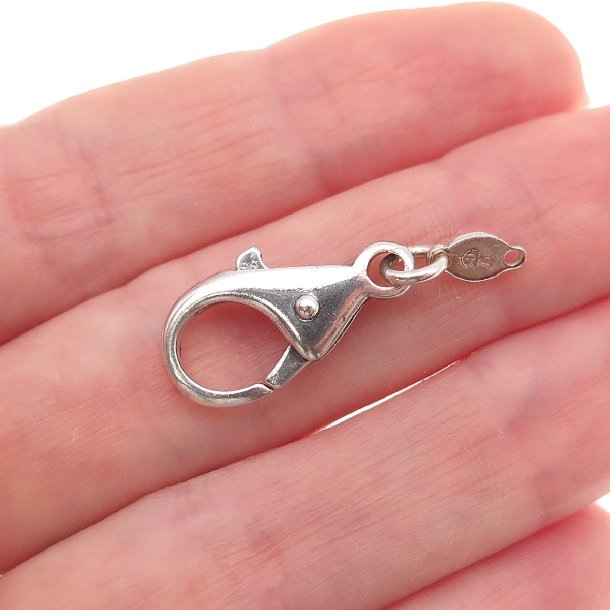 925 Sterling Silver Vintage Bracelet / Necklace Lobster Claw Lock Clasp