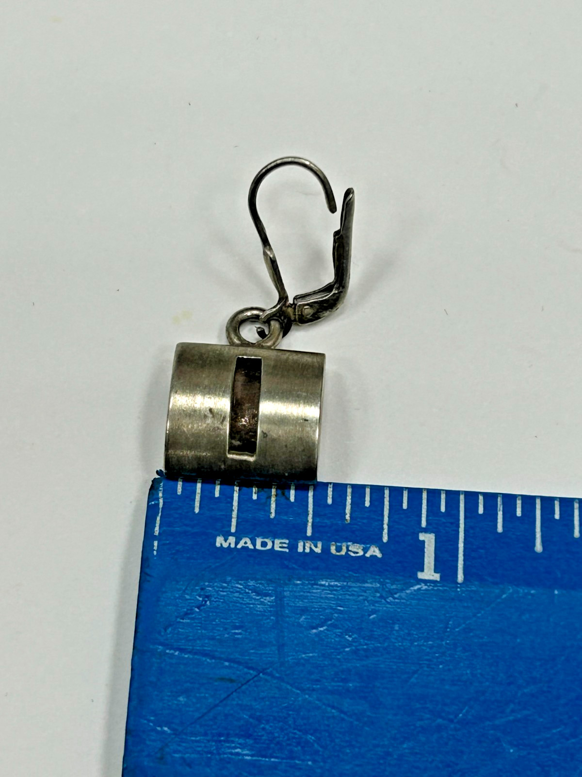 Vintage Modernist Signed Forbes 925 Sterling Silver Earrings