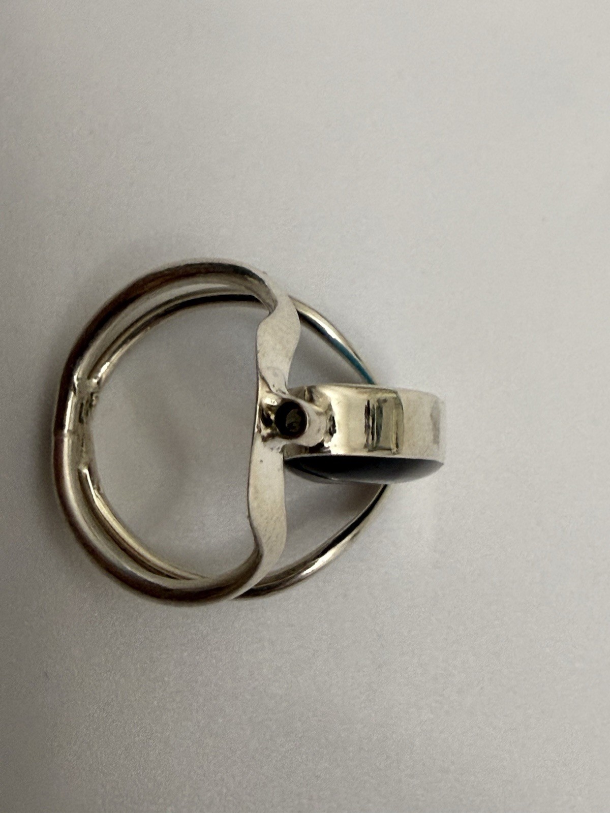 Vintage ATI 925 Mexico Reversible Spinner Ring Sterling Silver Size 7