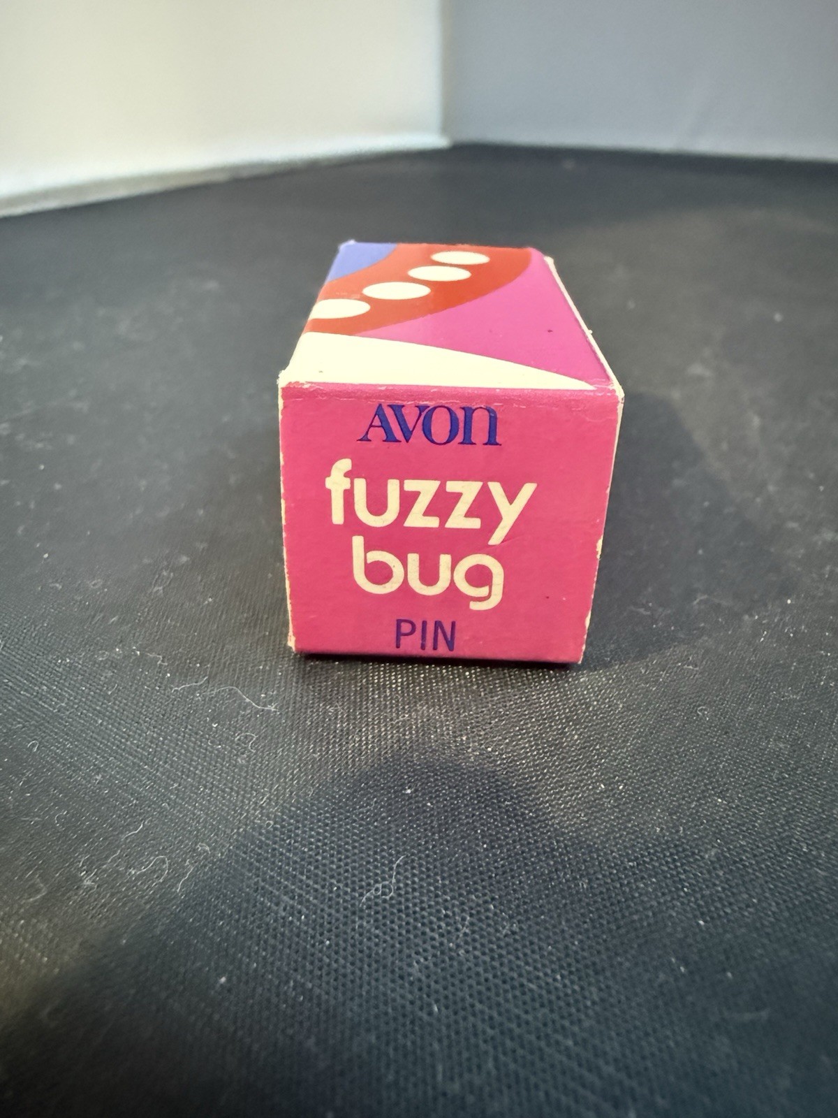Avon 1973 Fuzzy Bug Colorfull Caterpillar Pin Brooch Retro 70s Adorable Vintage
