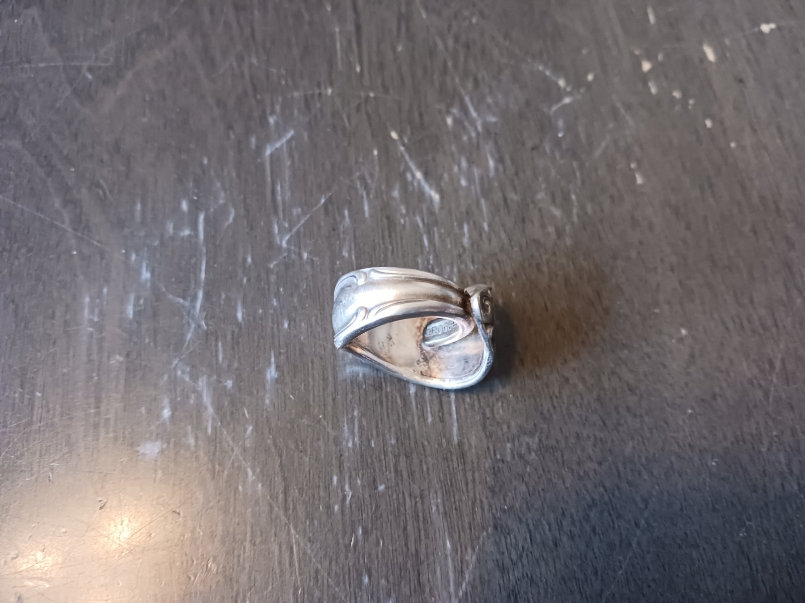 Spoon Ring With N-E-S-W in Pouch By Dawn McGarry JC Penney Size 6