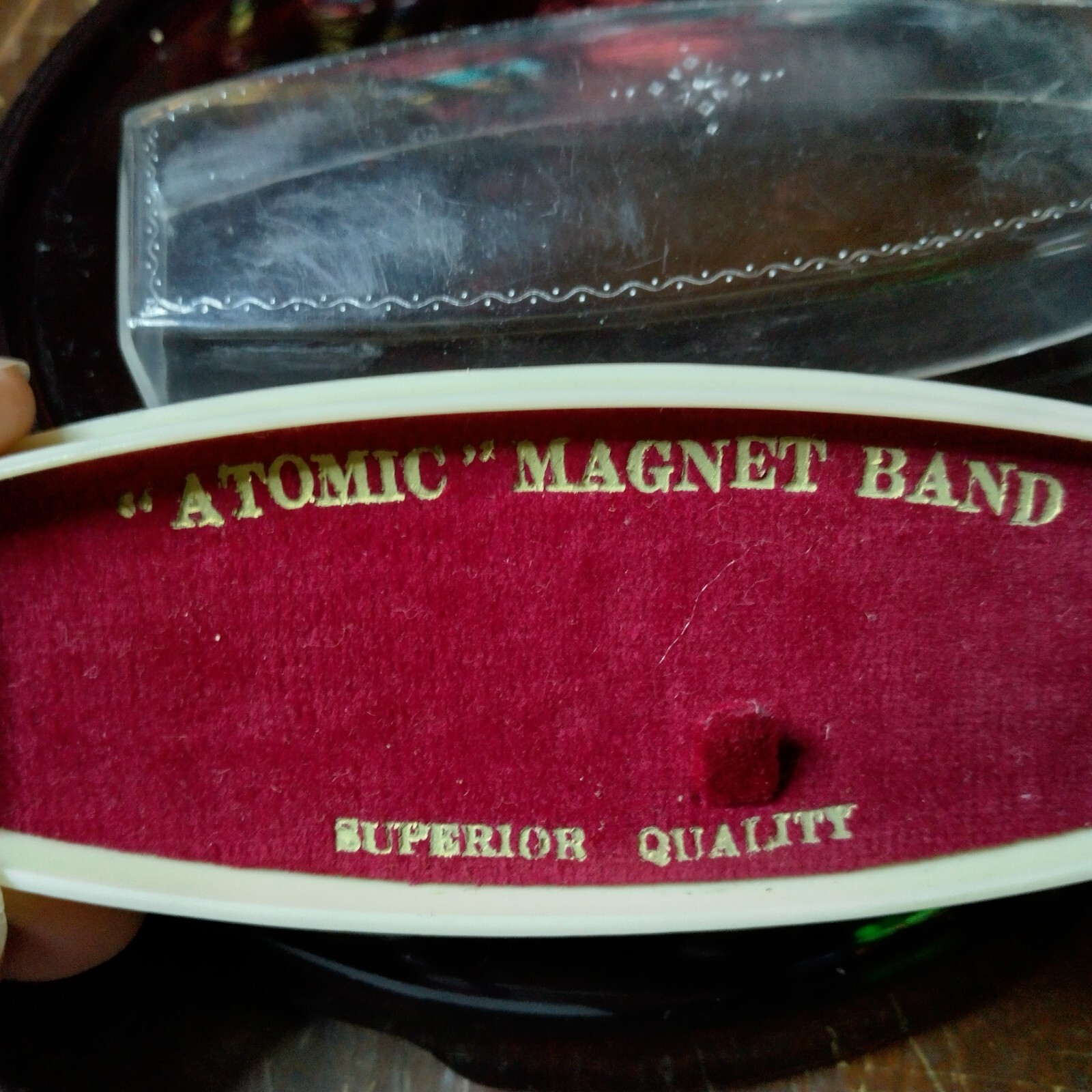 Atomic Magnet Band vintage magnetic expanding link bracelet orig box