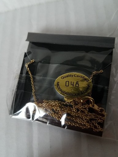 VINTAGE LINDENWOLD FINE JEWELERS CROSS NECKLACE NEW SEALED