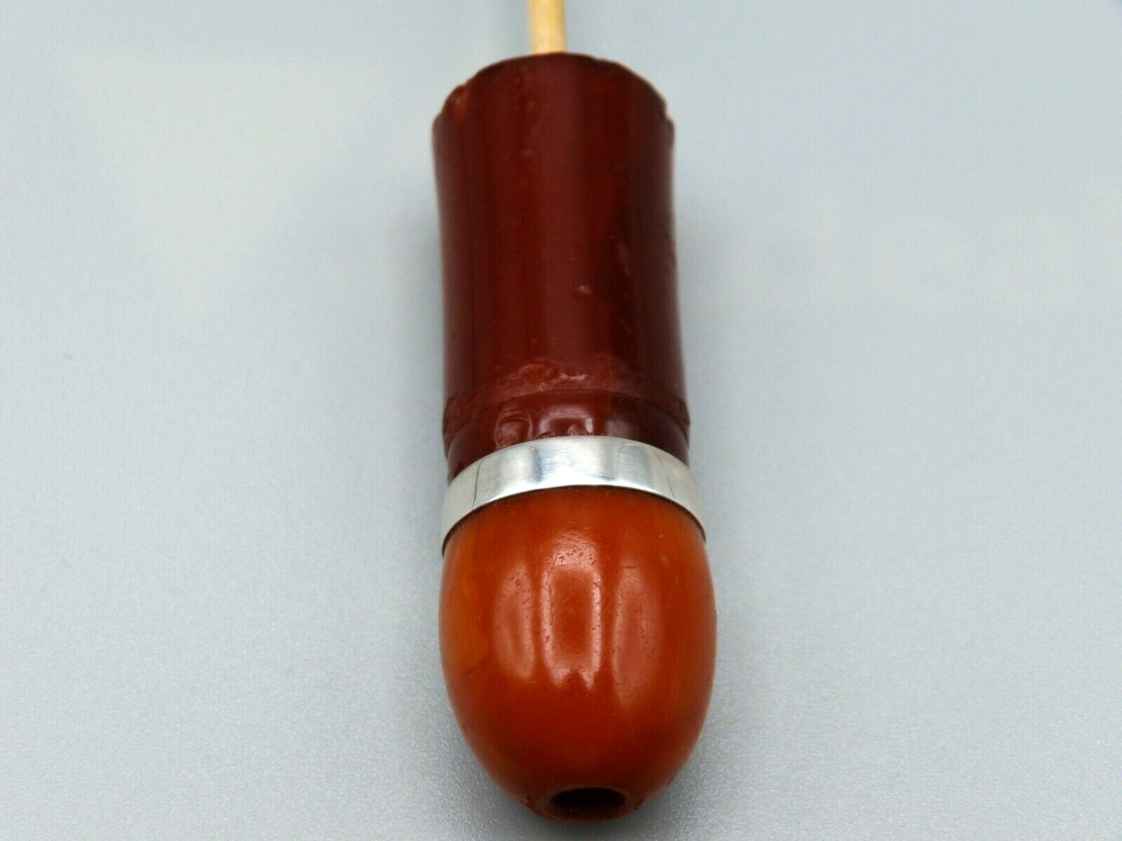 Old Real Antique Natural Amber Stone Pipe Mouthpiece Hookah Very Rare Collection