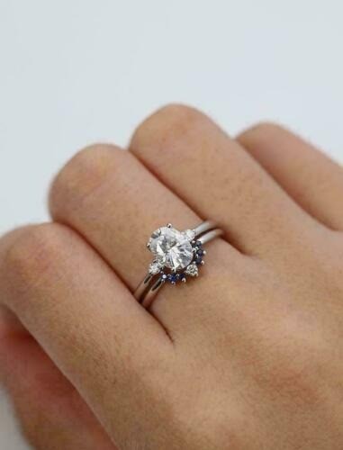 2.50 Ct Diamond Art Deco Antique Vintage Engagement Ring Set 925 Sterling Silver