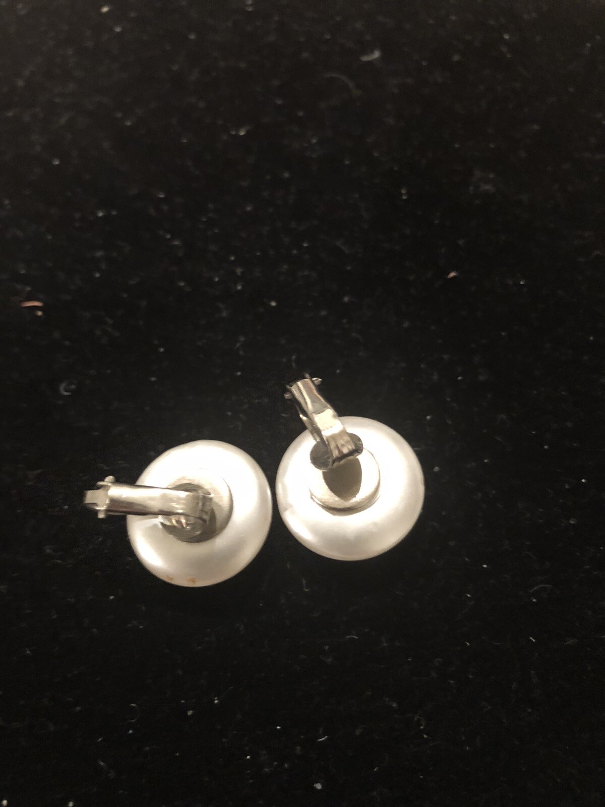 3 PR. LOT VINTAGE EARRINGS GOLD TONE FAUX PEARL ALL CLIPS All “Minty” Condition