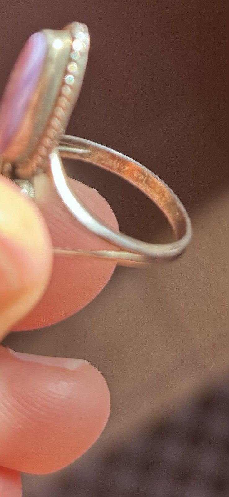 Gorgeous Vintage Antique women’s ring with purple stones