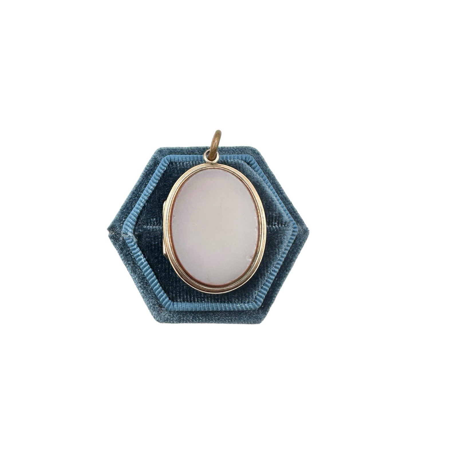 Victorian 13K Gold Double Sided Sardonyx Carnelian, Bloodstone Locket Pendant