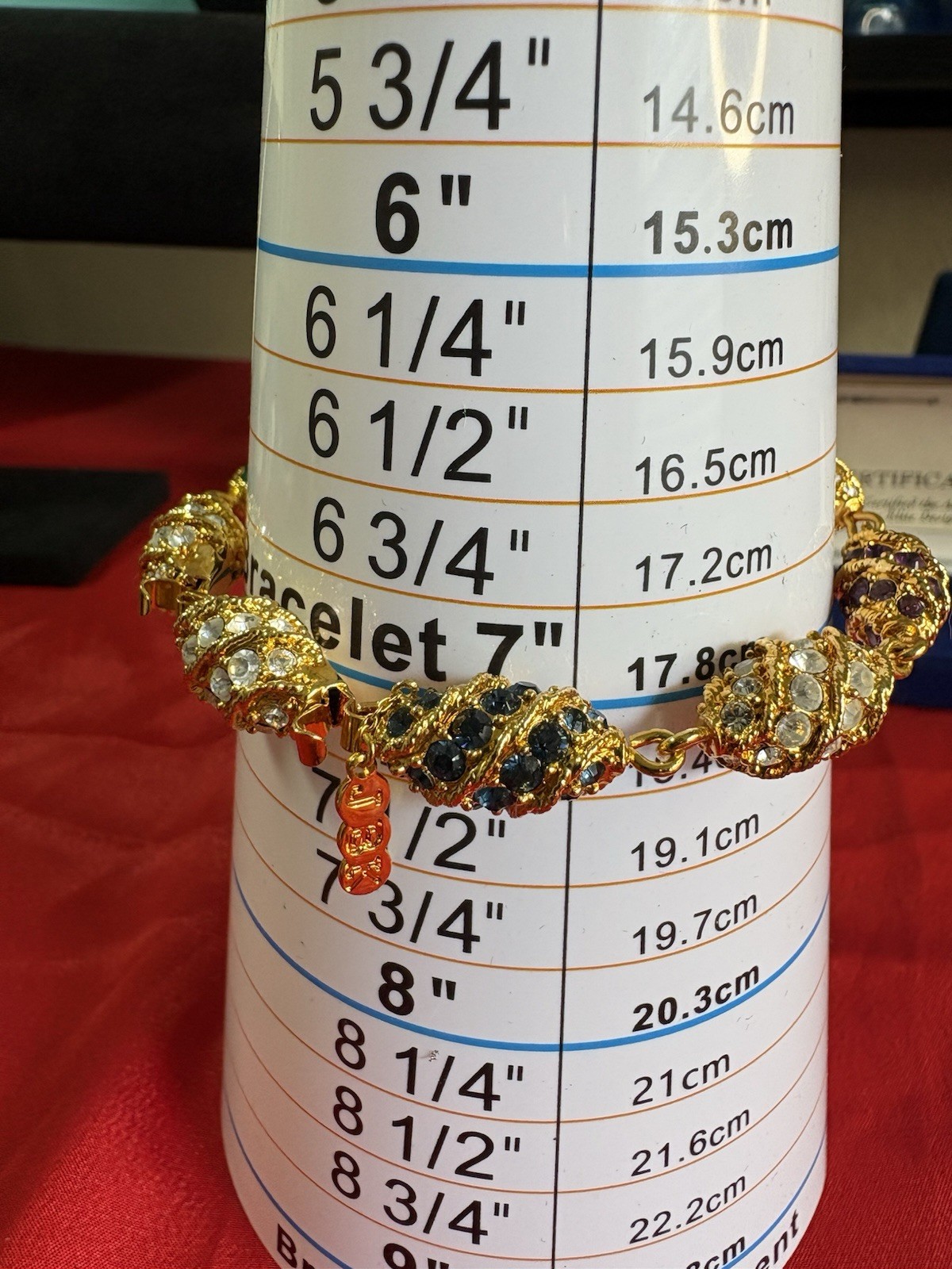 Camrose & Kross Jackie Kennedy JBK Royal Egg Bracelet. Signed JBK