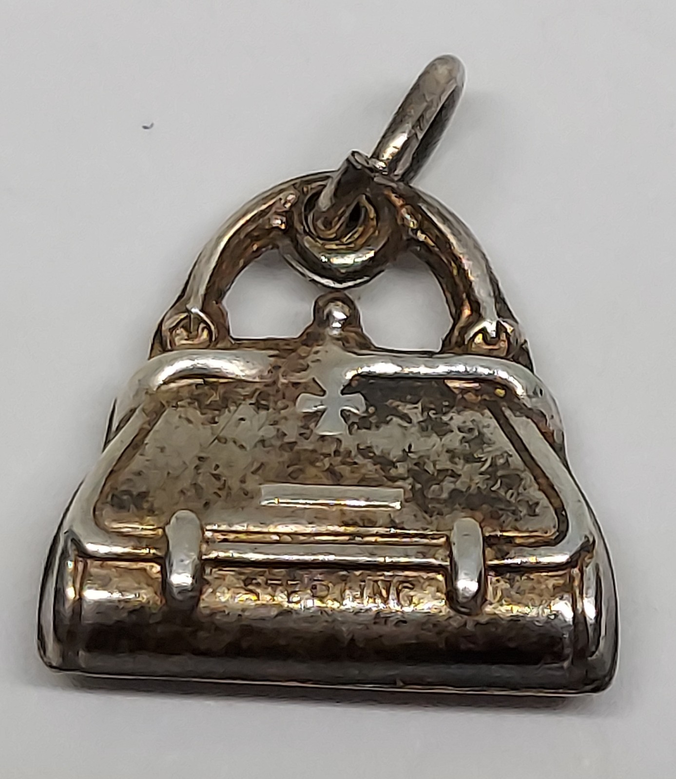 Vintage Sterling Silver Charm 3D Purse Handbag or Dr. Bag?