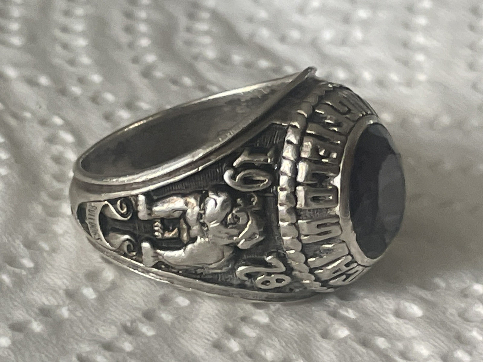 Sterling 1978 Springfield Classical Bulldogs High School Class Ring Jostens 10.5