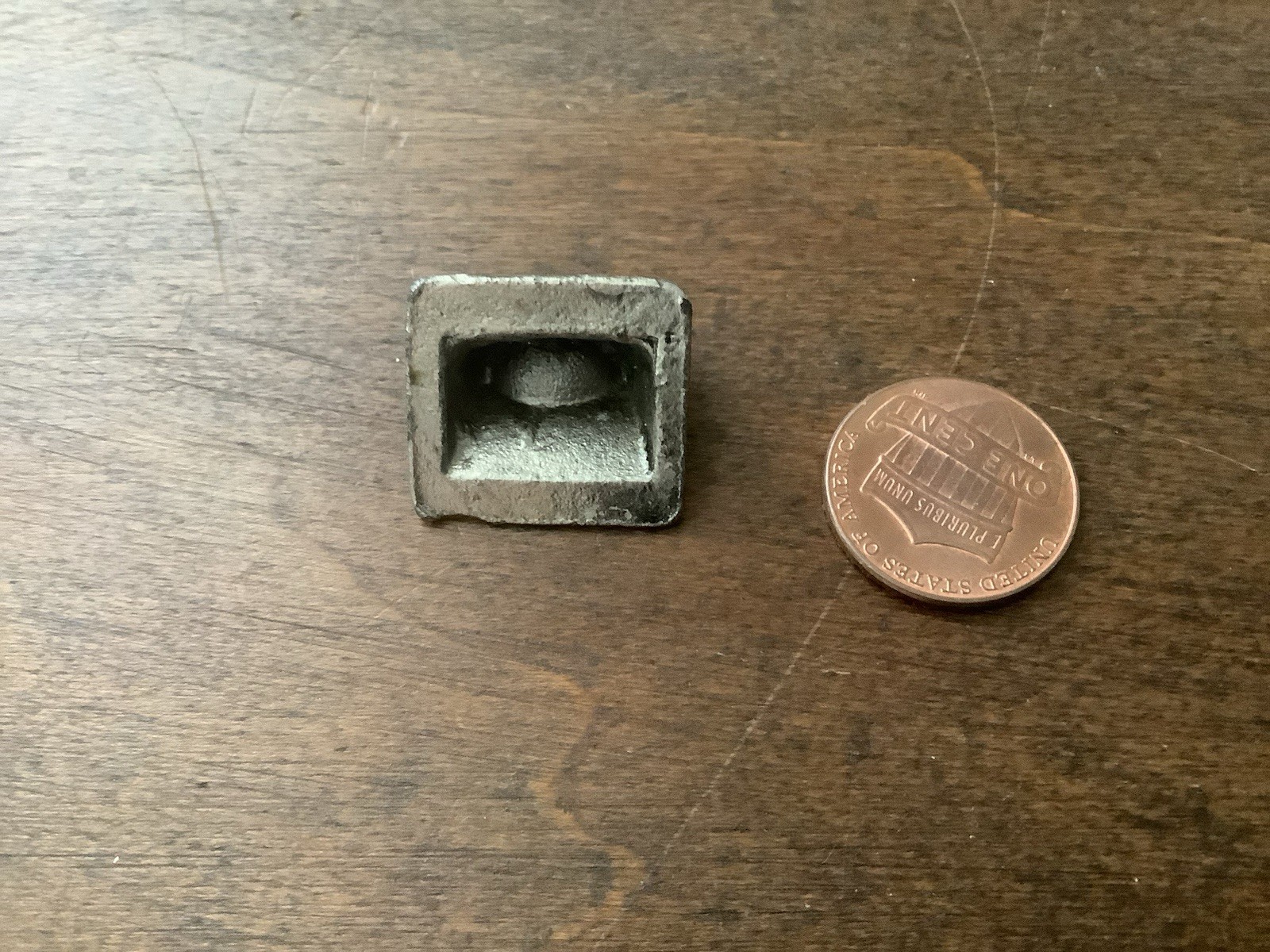 Vintage Metal Manual Typewriter Charm Pendant 1980s Taiwan .5in