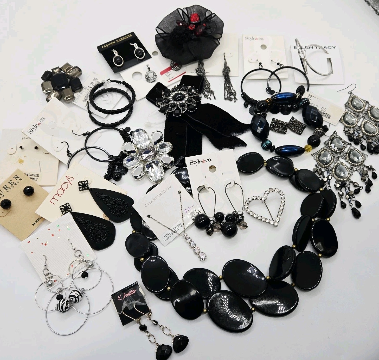 Designer Jewelry Lot Signed Unsigned 5 Pounds Over 71 Pieces Vintage Costume