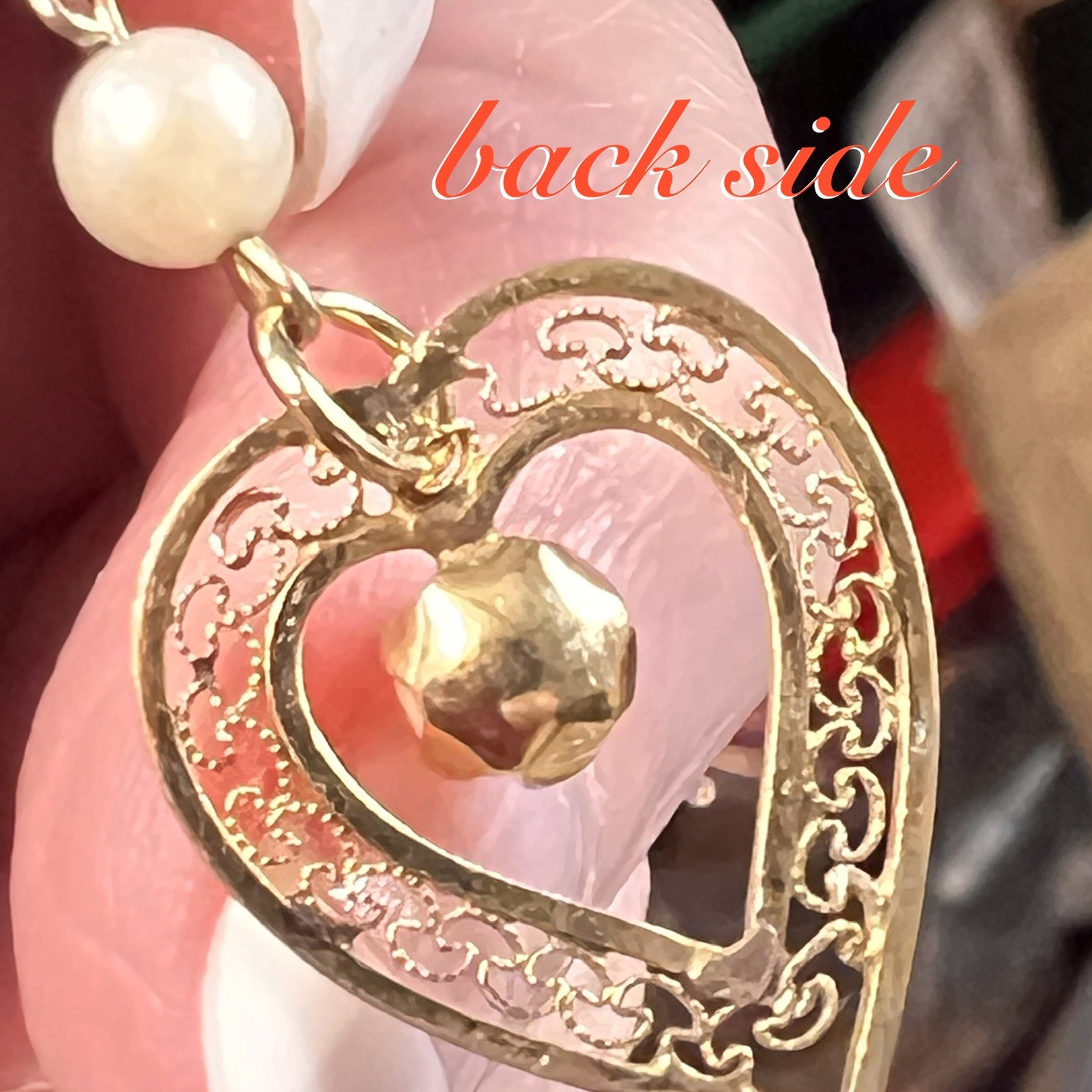 Stunning Vintage 12k Gold Filled Pocket Watch Chain FOB, Dog Clip, Heart Charm