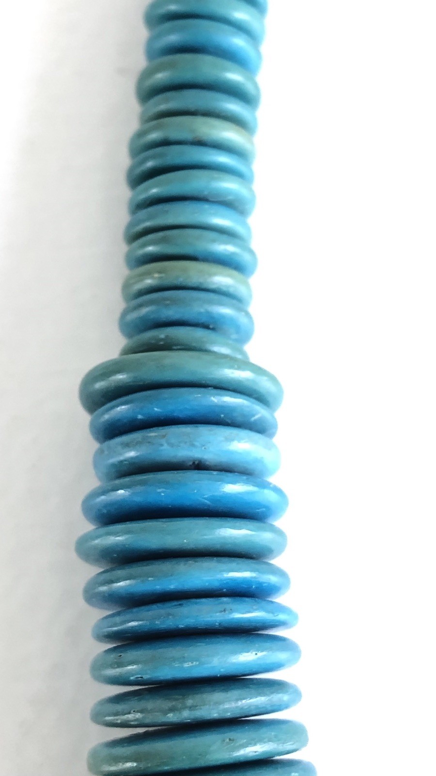 Vintage Chunky Turquoise Blue Stone Bead Necklace