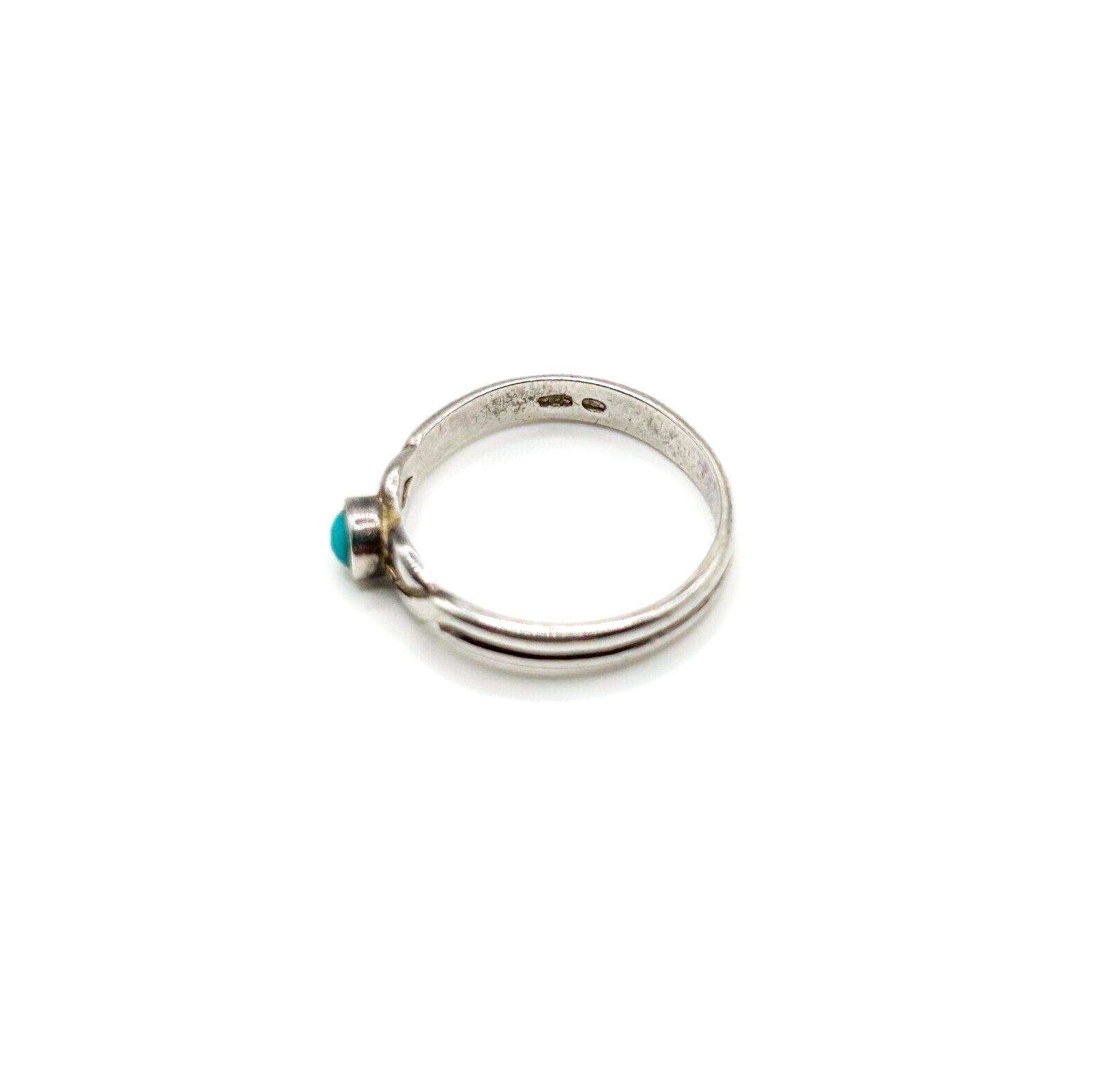 Vintage Sterling Silver 925 Ring w/ Possible Turquoise Center Stone, Size 7
