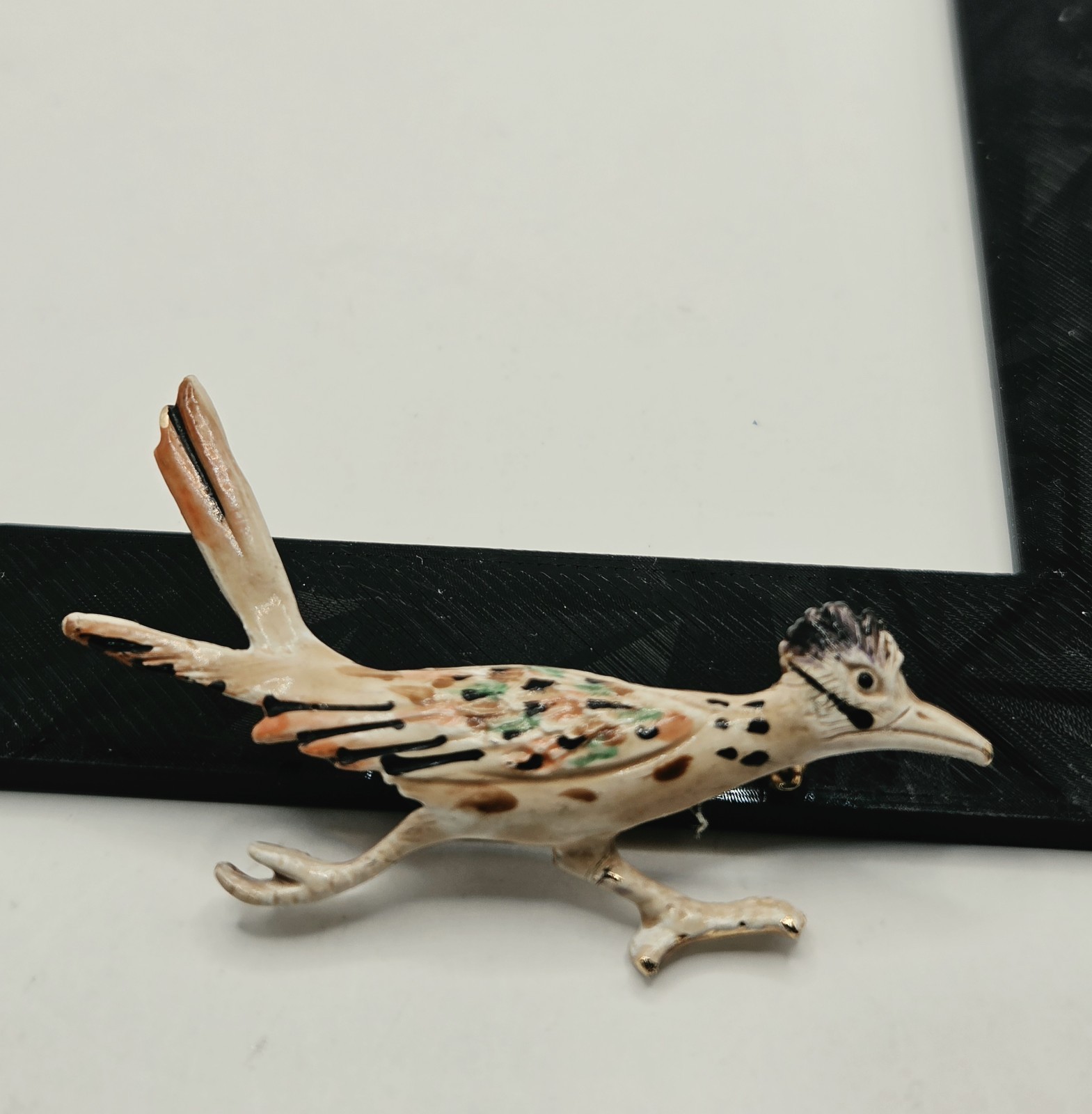 Vintage Figural Brooch Signed “Original by Robert” Roadrunner 0327