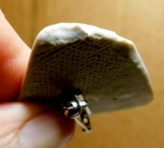 Unbranded~Handmade Sculpture Broach Made Out Of Some Kind Of Stone One-Of-A-Kind
