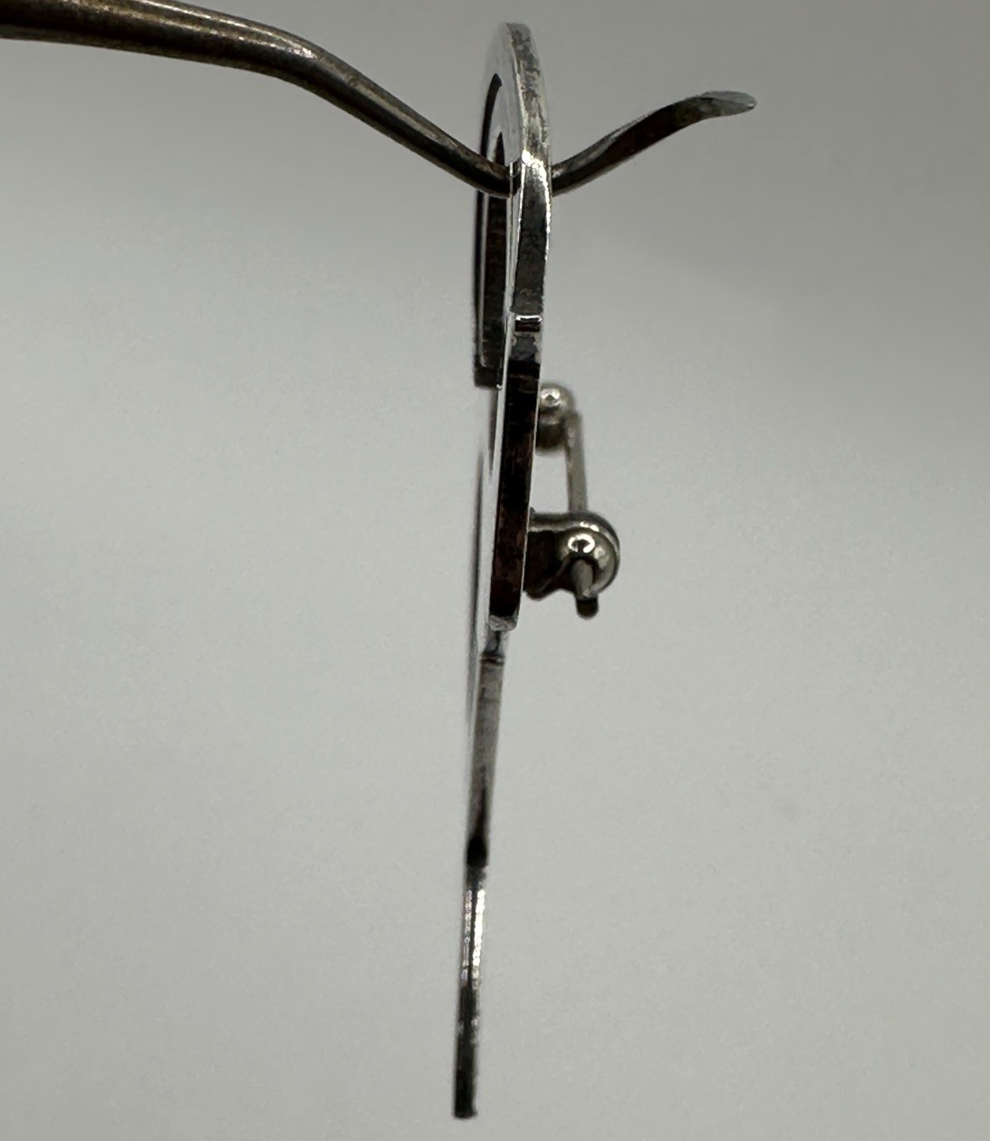 Anne Forbes Sterling Silver Mountain Goat Pin Brooch – Abstract Modern