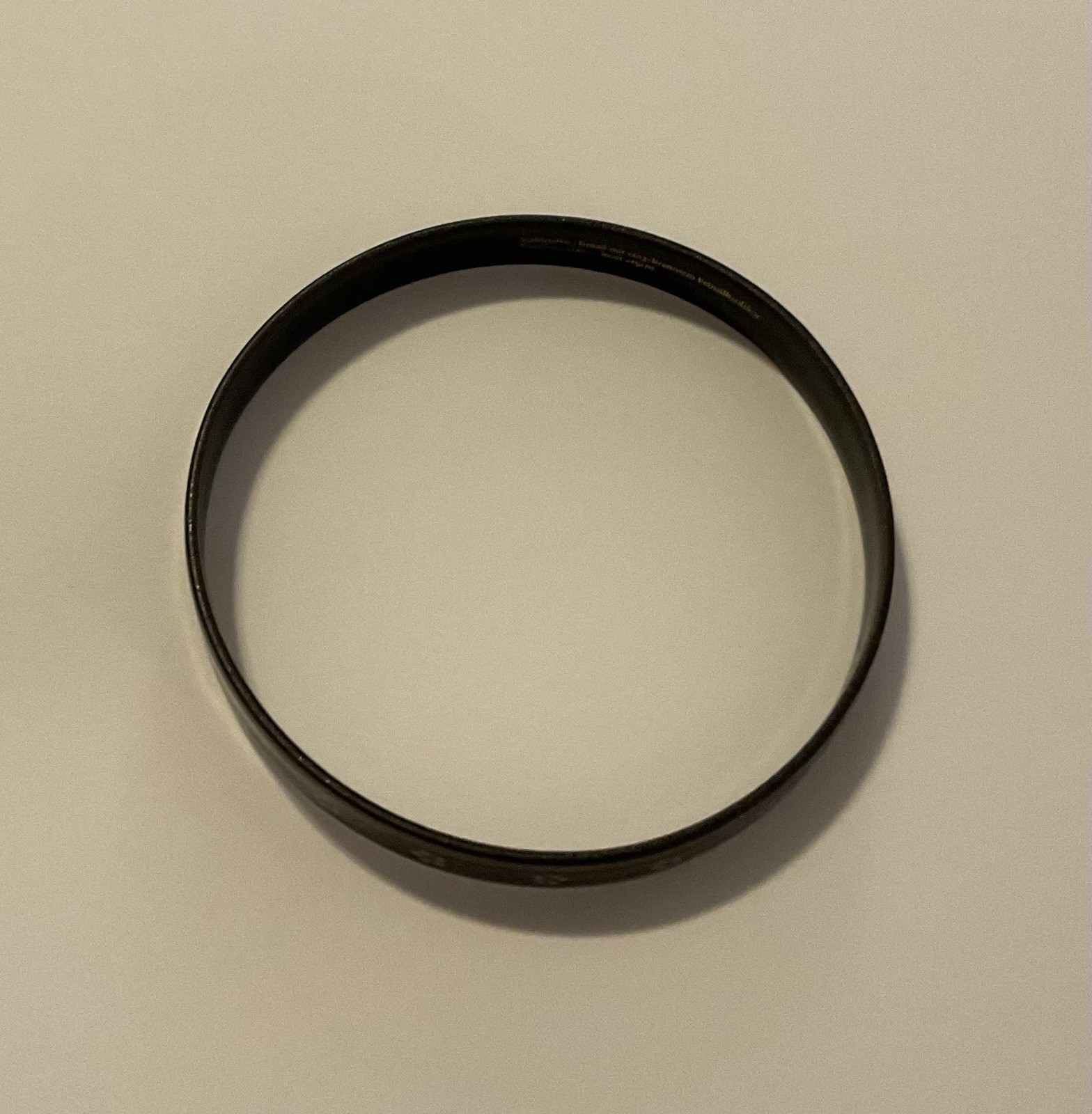 Michael Frey Enamel Bangle With A Black Enamel Finish And Delicate Flowers