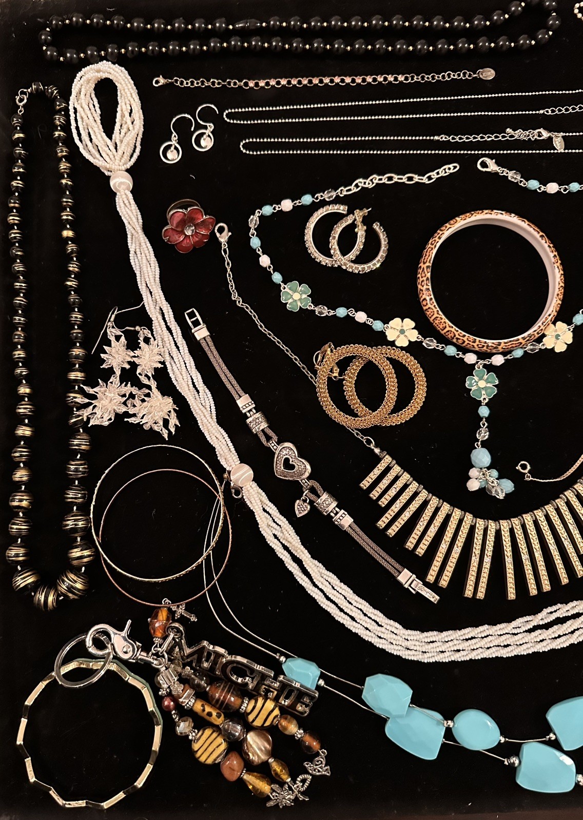 Vintage Costume Jewelry ALL WEARABLE used Lot Some Signed