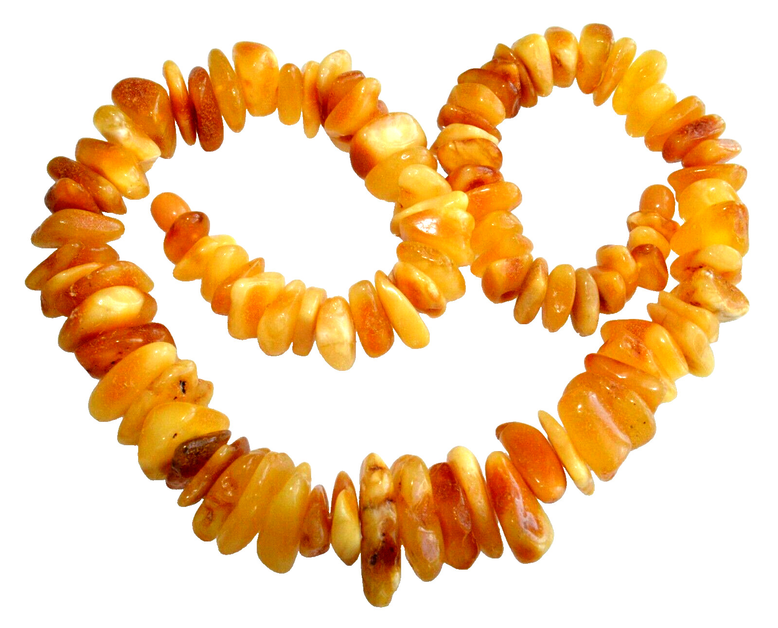 ✅48cm = 60gr RUSSIAN SOVIET BALTIC AMBER BEAD NECKLACE 琥珀 BRACELET STONE PENDANT