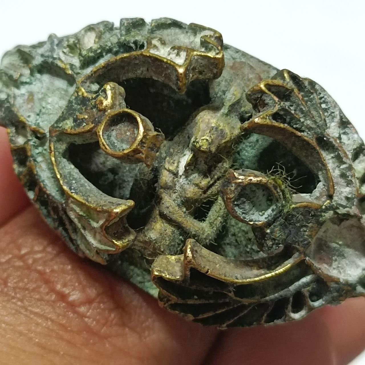 Vintage Handmade Bronze Ring, Rare Ornate Collectible, Unique Statement Jewelry