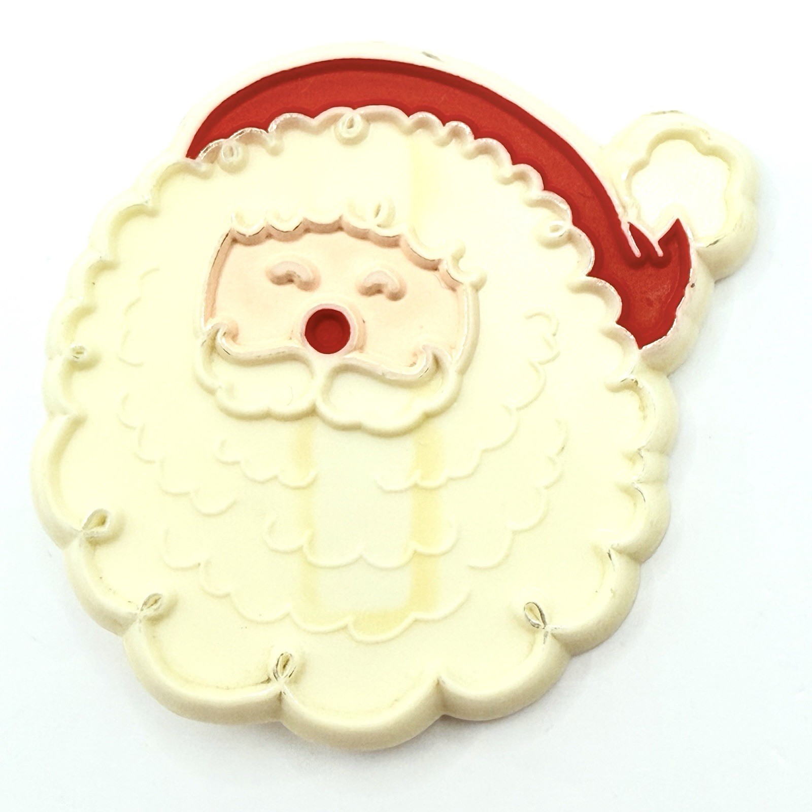 Vtg Christmas Santa 10 PC Brooch Lot AJC Haskell Hallmark Fun World Kringle CH4