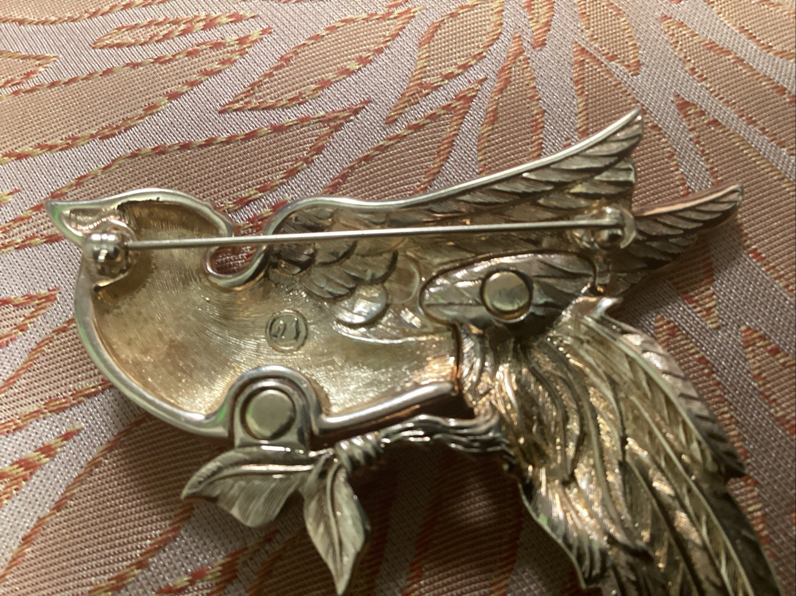 Brooch / Pin Swarovski Cockatiel Parrot Bird Clear Crystal Brooch Jewelry Beauty
