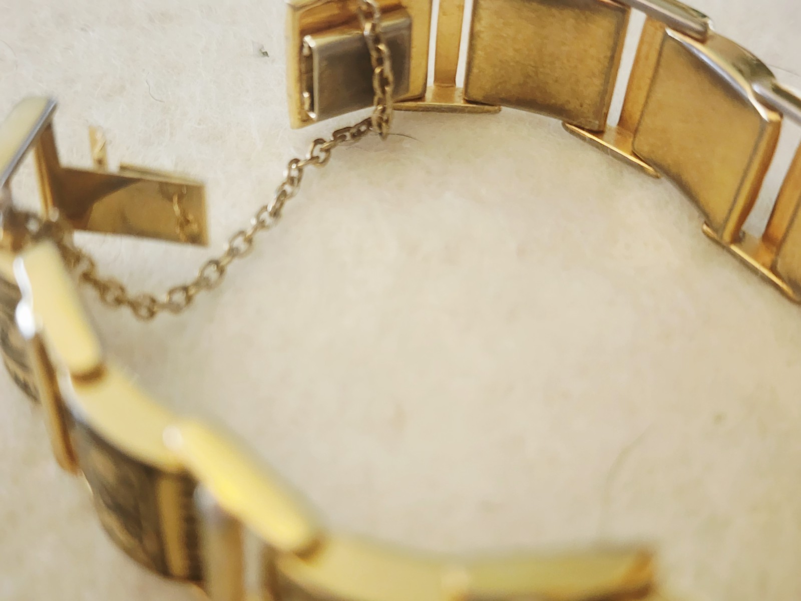 Vintage Damascene Bracelet, Earrings, Ring 7.5″ X 5/8″