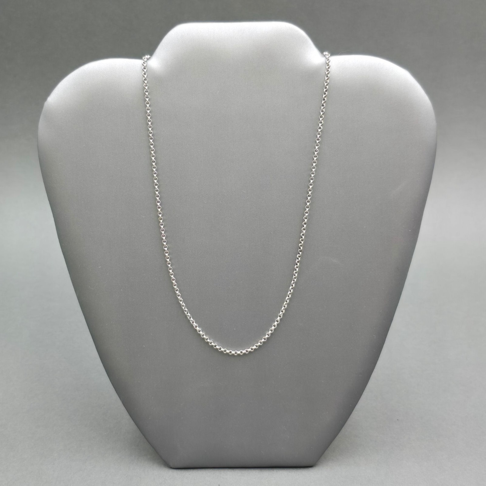 Vintage Sterling Silver Anchor Link Chain Necklace 925 Layering Choker 16″