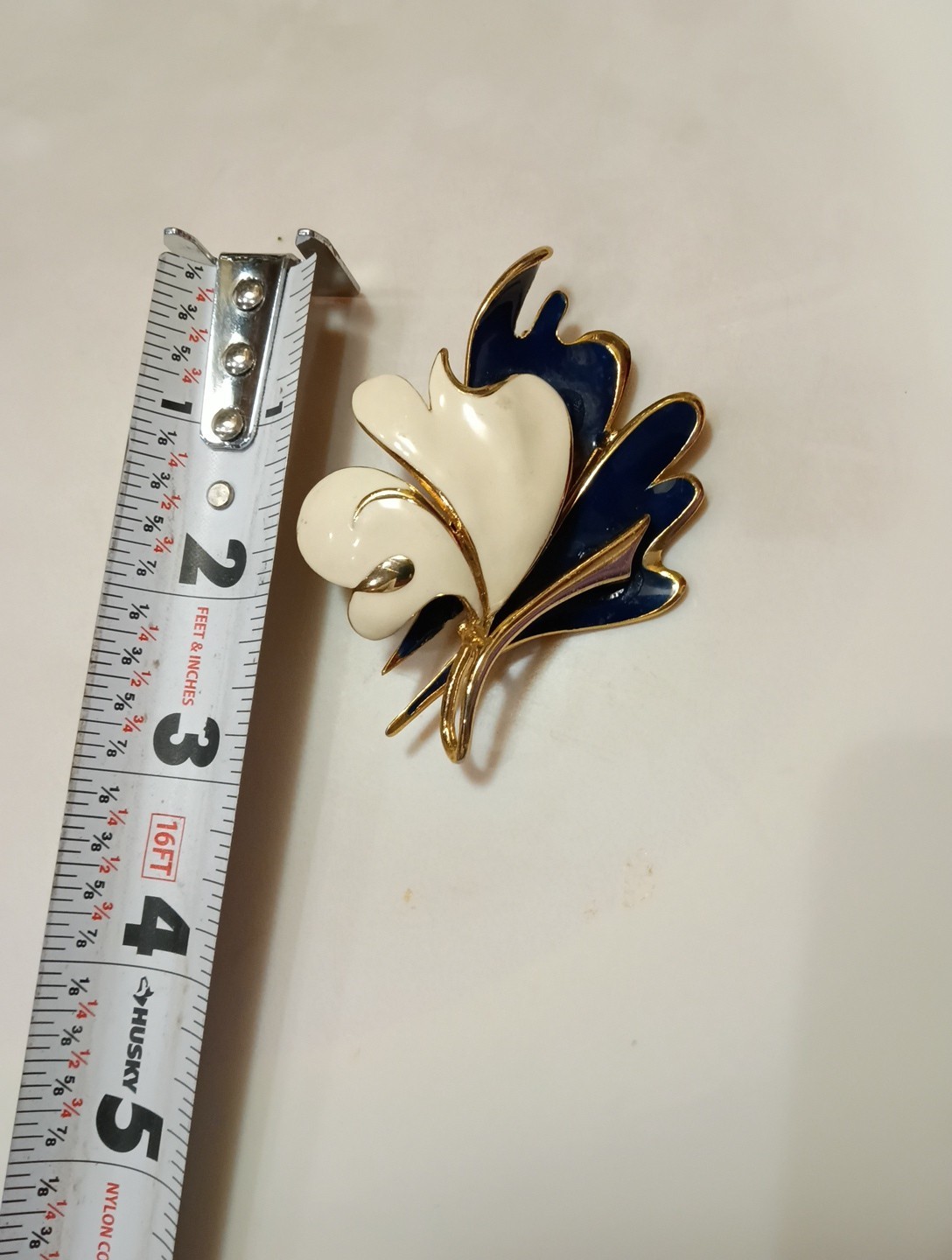 Orena Paris Trifari Enamel Brooch