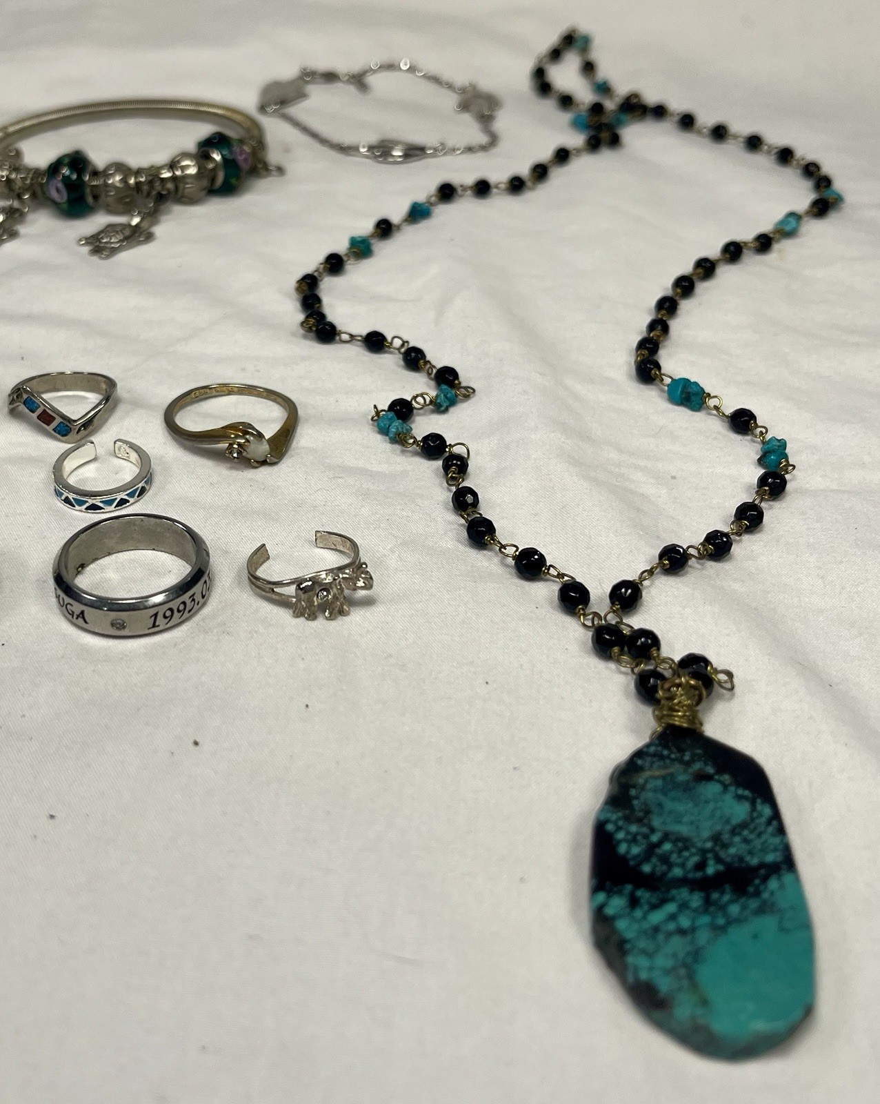 Vintage Costume Jewelry Mixed Loose Lot (Monet, Lia Sophia, etc.)