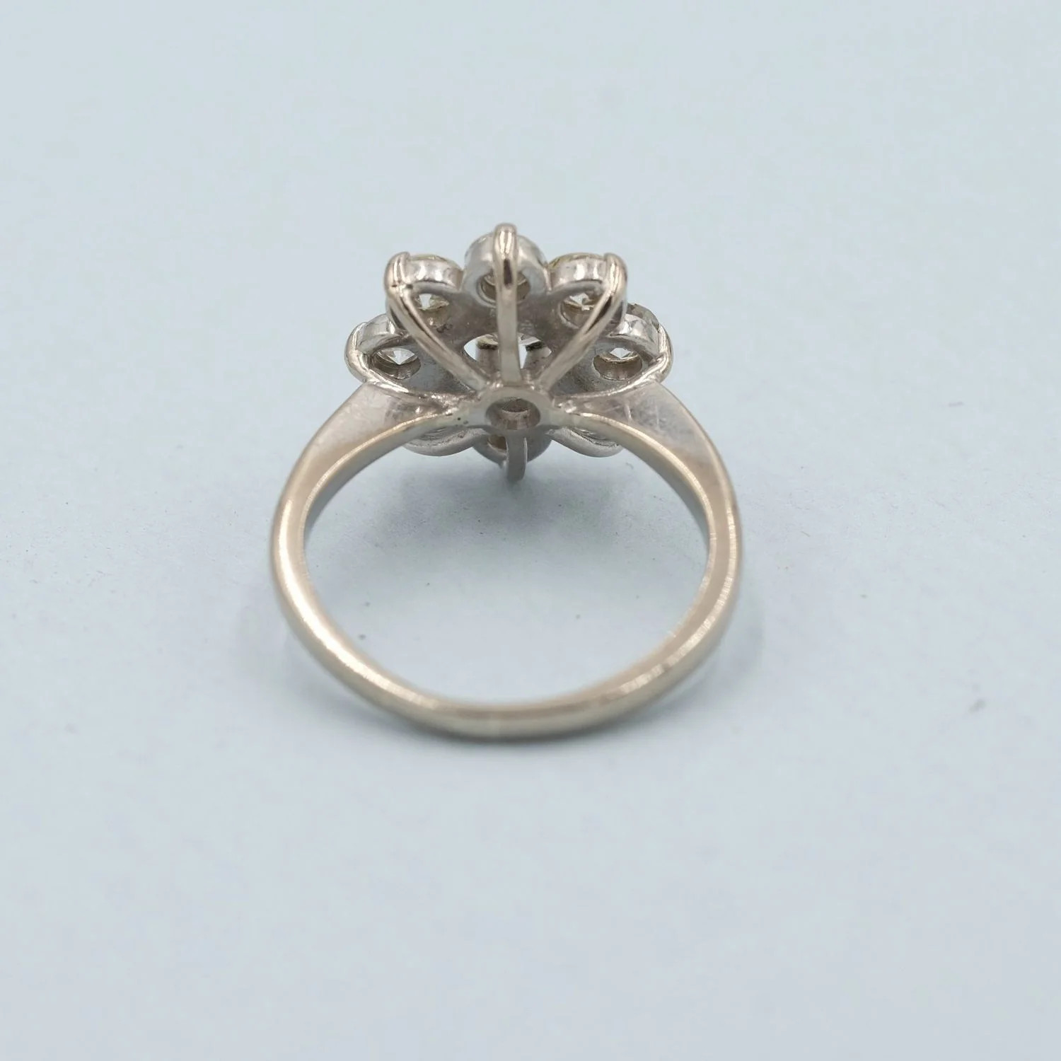 Antique Cluster Old European Cut Diamond Ring 2.4 ct