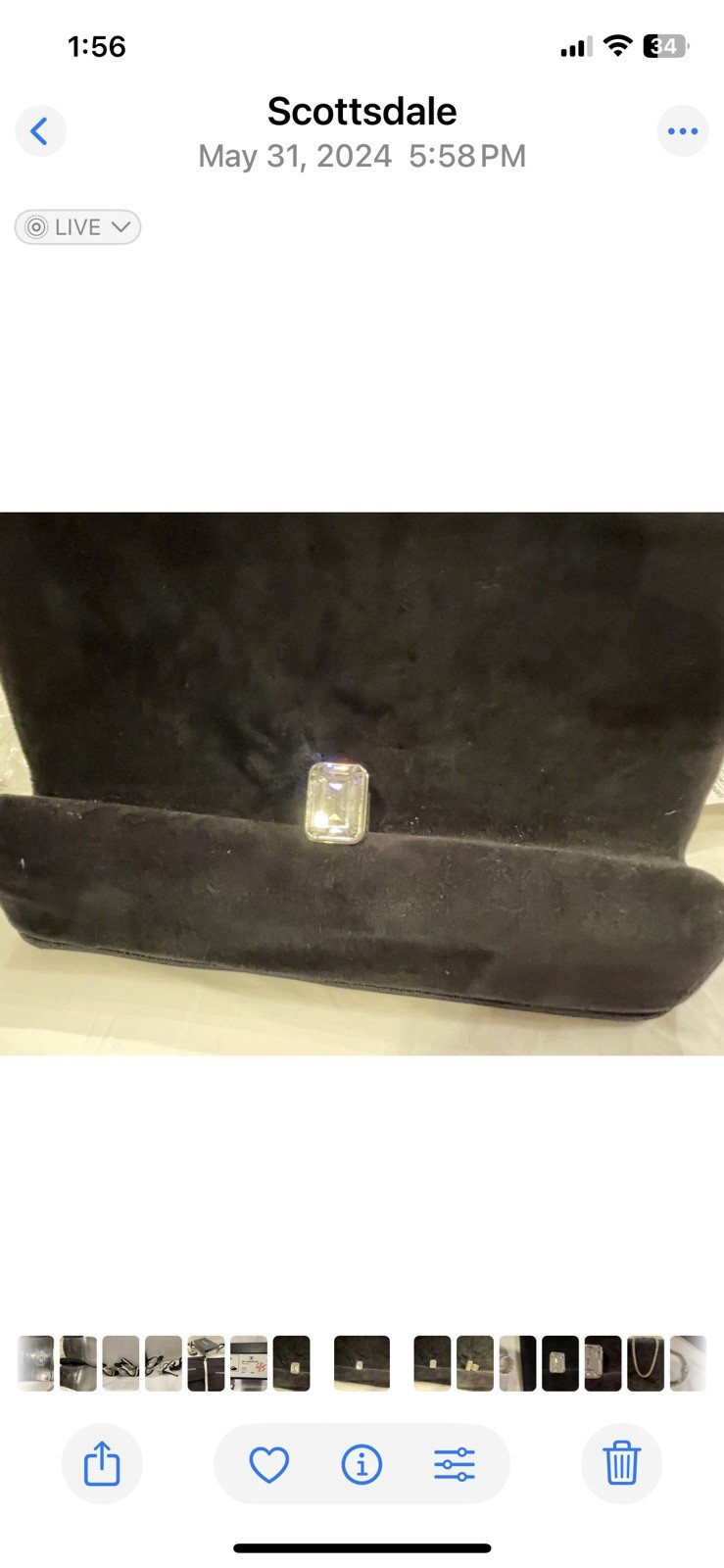 HARLENE KOREY KALIBRE Large Emerald Shaped Crystal Stone Ring On Wide Band