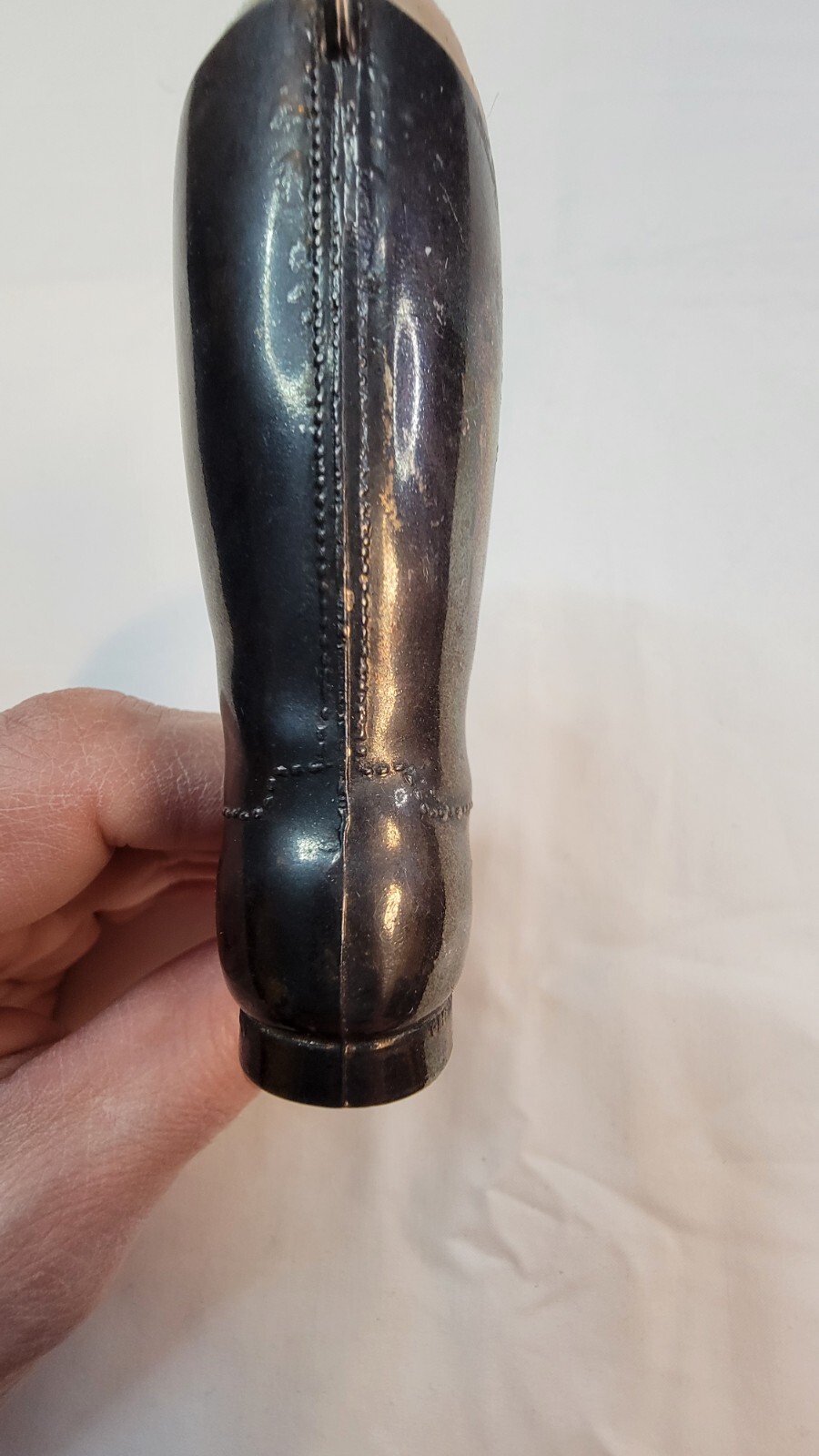 Silver Plated Cowboy Boot England Made Collector 11oz Western Paperweight GIFT