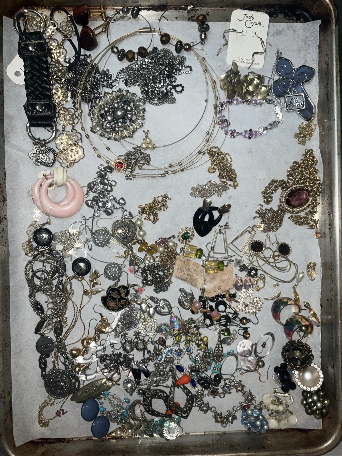 Huge Estate Jewelry Lot 500+Pc 40 Lb All Wearable Antique to Now Many Signed