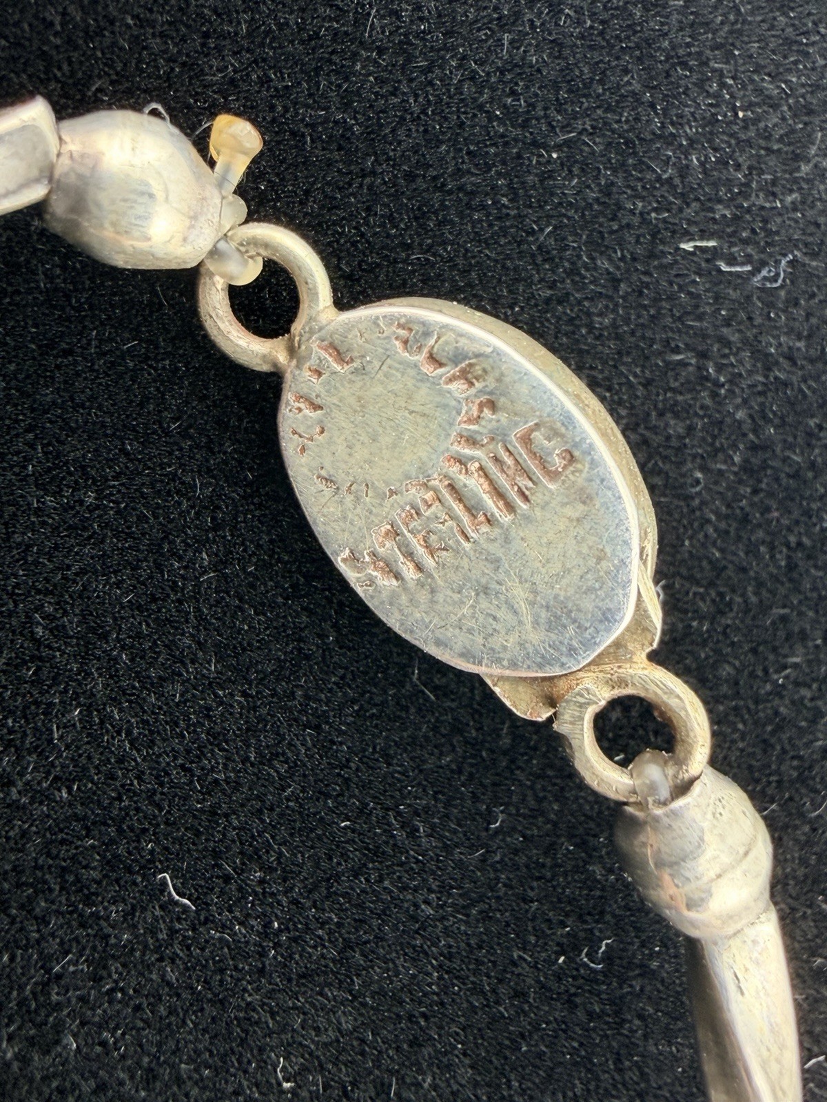Los Castillo 925 Silver & Copper Vintage Unique Necklace 18” MCM RARE! BG