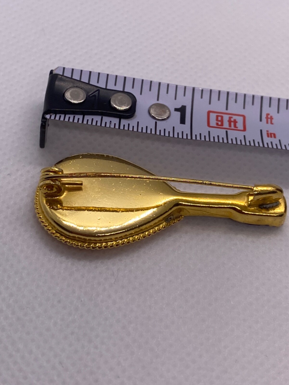 vintage micro mosaic mandolin almost 1 1/2 inch long adorable great finish