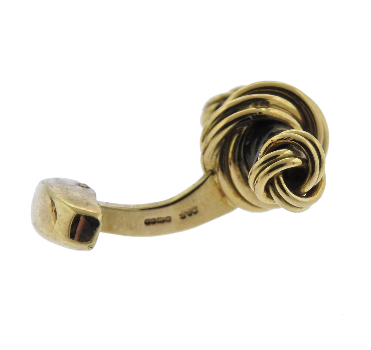 Deakin & Francis Hematite Gold Cufflinks