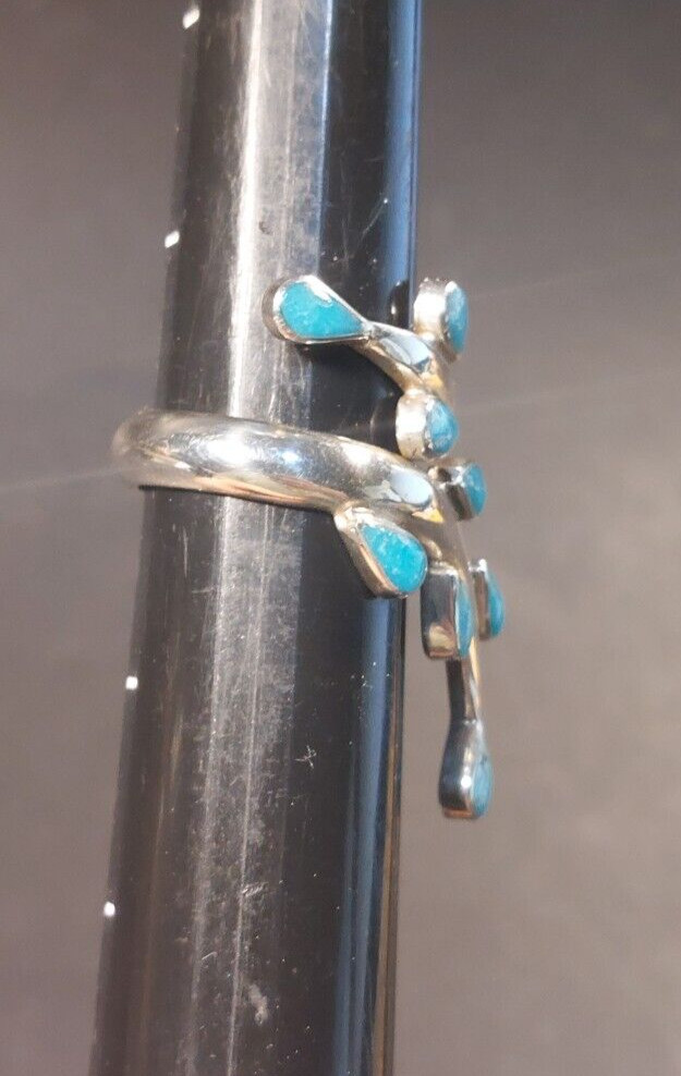Turquoise .925 Dominique Dinouart Ring Size 8