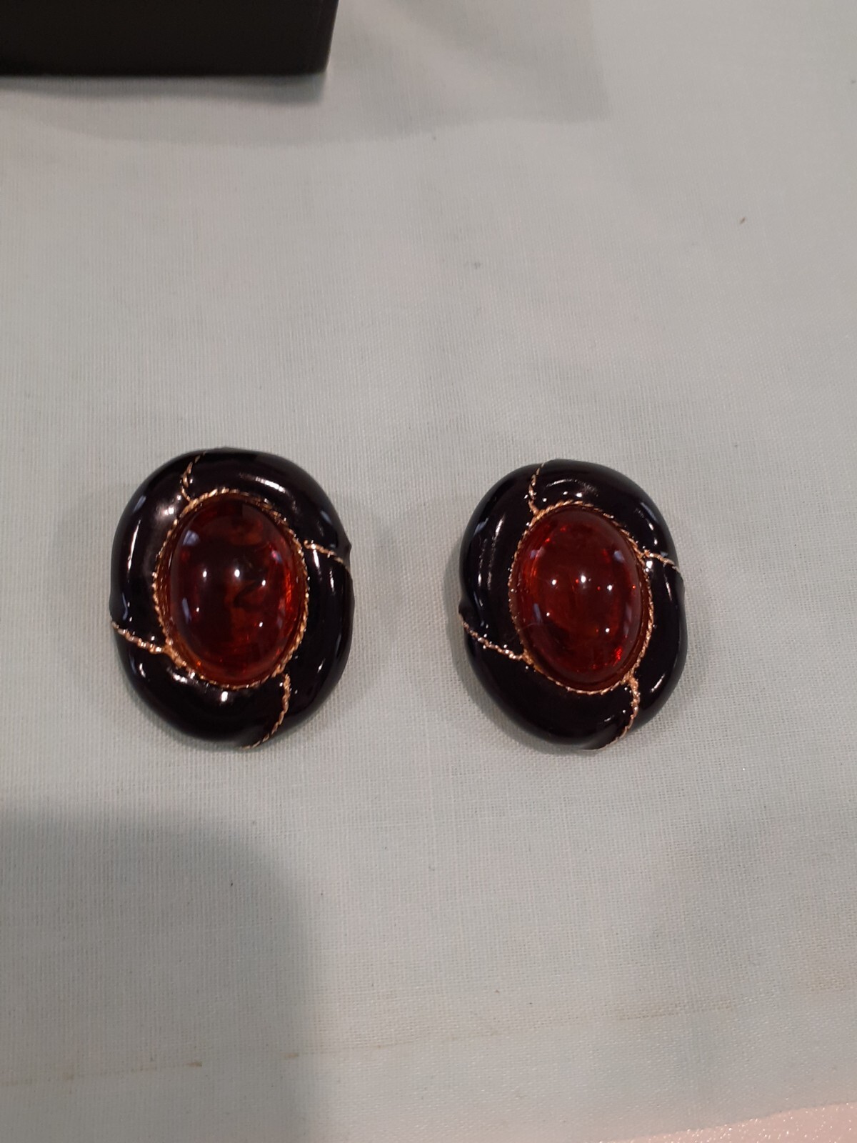 Vintage Gay Boyer Clip On Earrings