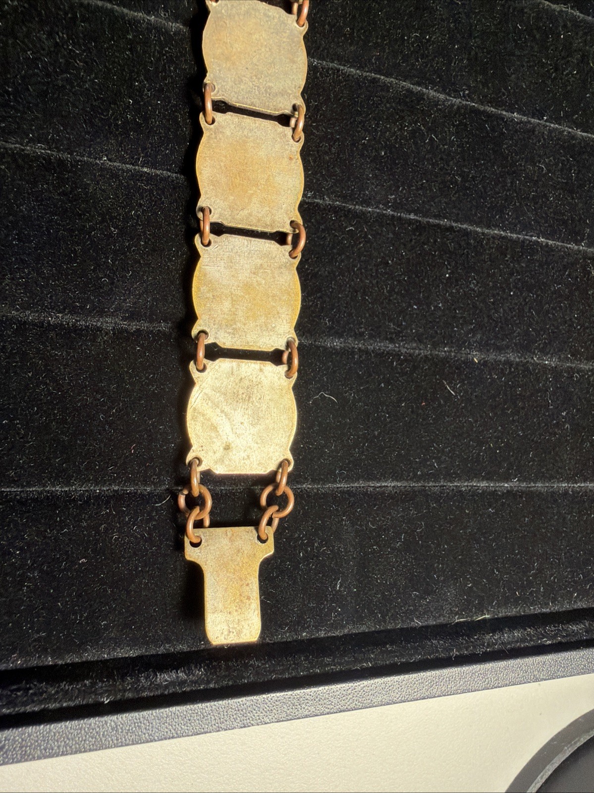 Vintage France Silver Tone Panel Souvenir Bracelet Famous Buildings & Monuments