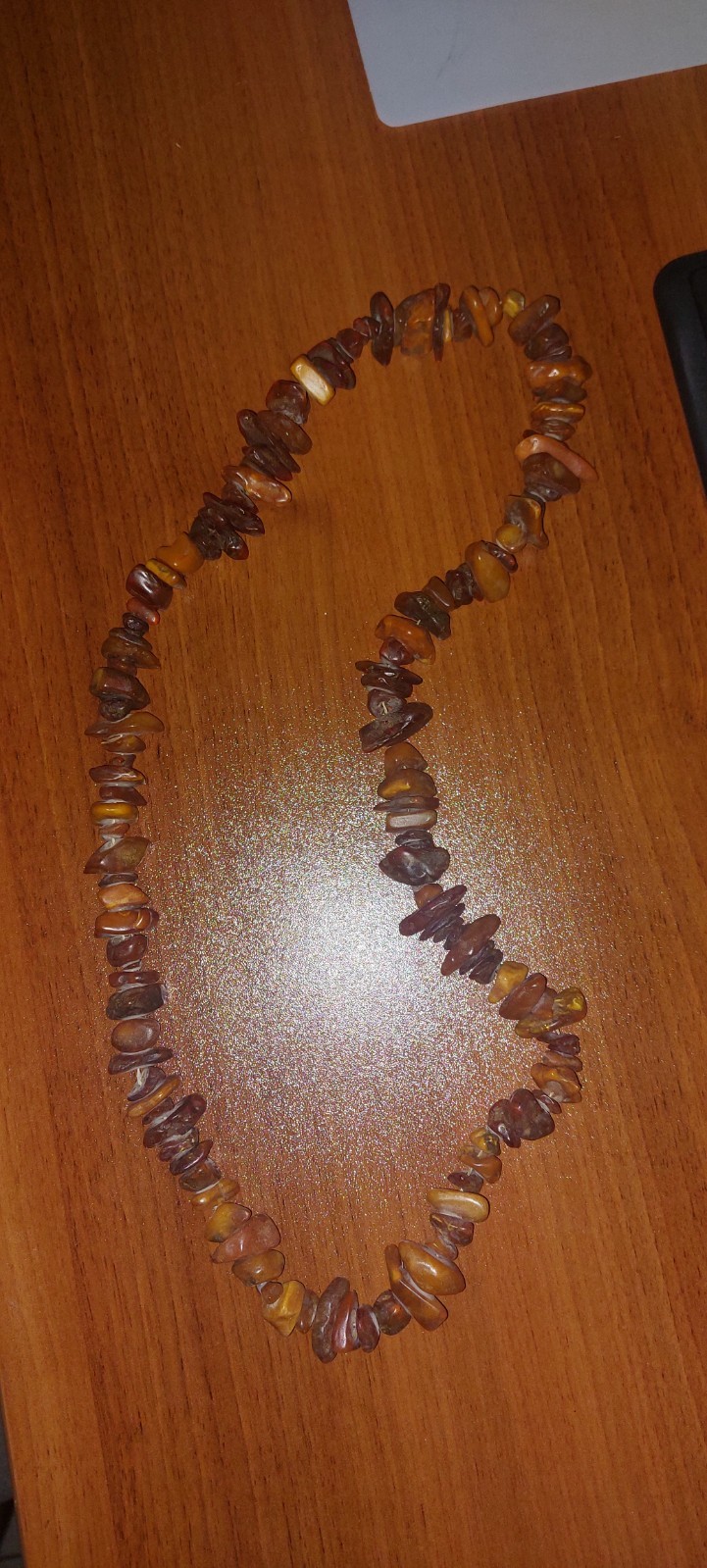 A Soviet Winter Romance: Natural Raw Amber Vintage Necklace