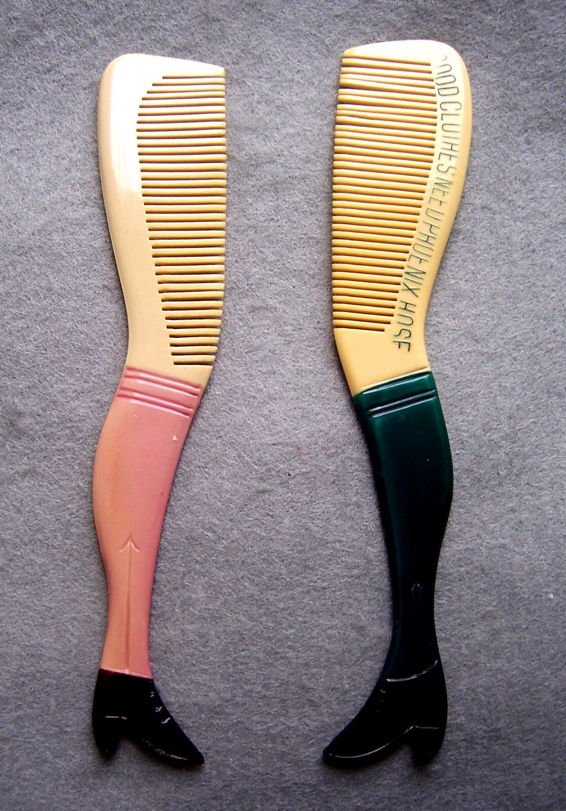 Two early 20th century novelty ombs boot or leg (AAG) – – – NO US IMPORT FEES