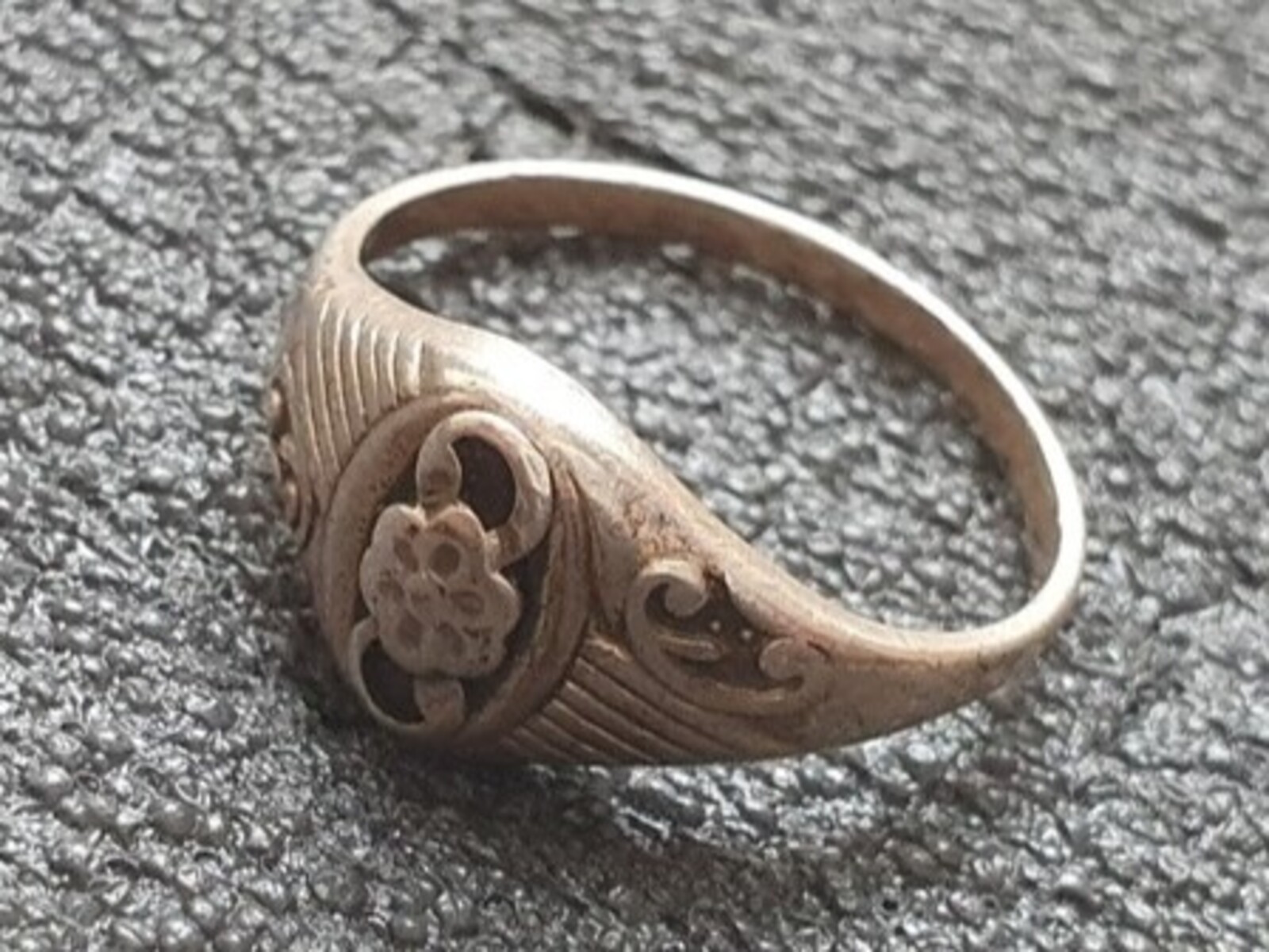 Vintage Soviet USSR ring sterling silver 875 ⭐ Size 7.5 Weight 2.4 g.